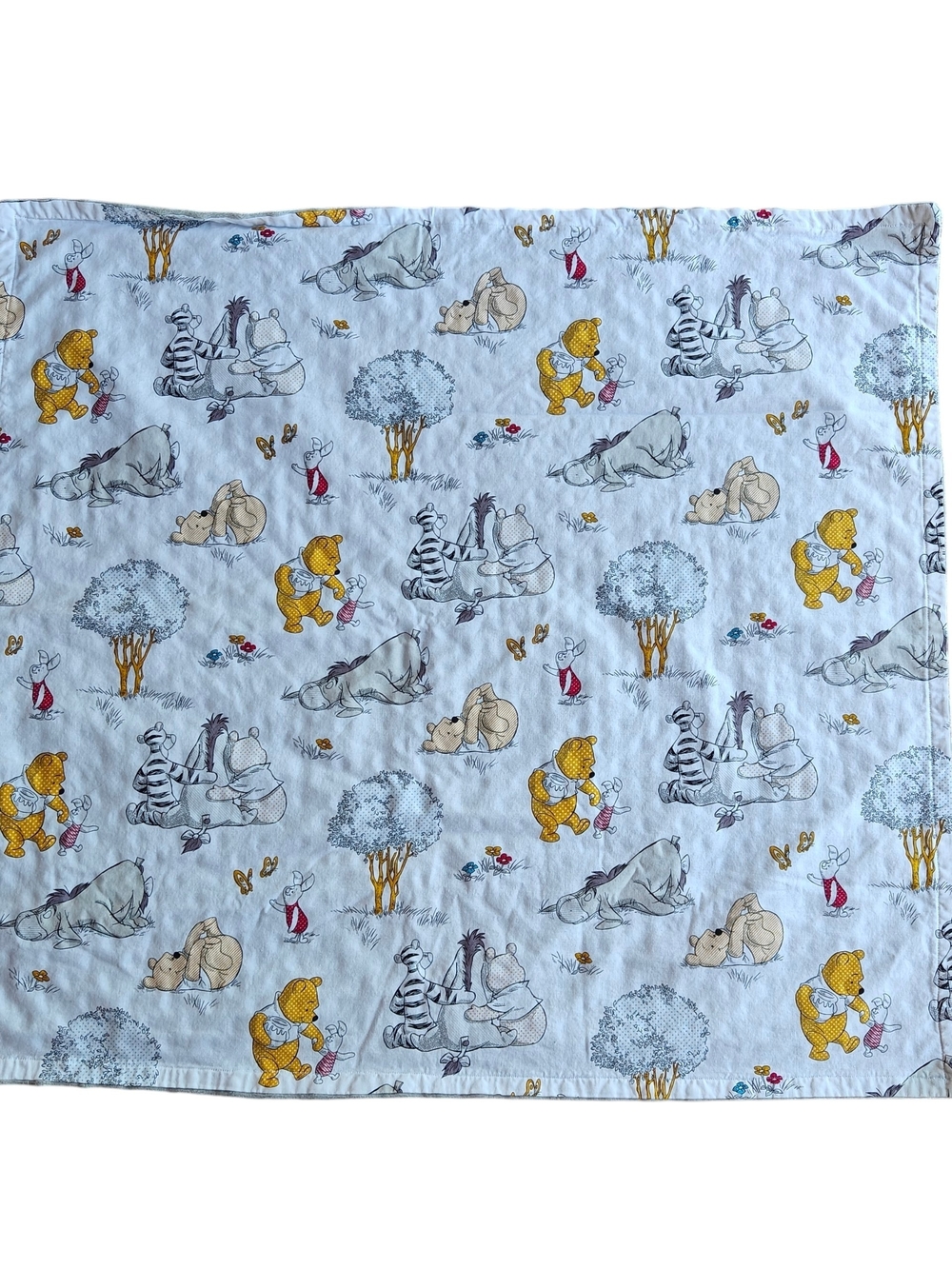 Winnie the Pooh Character Print Baby Blanket, Changing Pad Or Play Mat